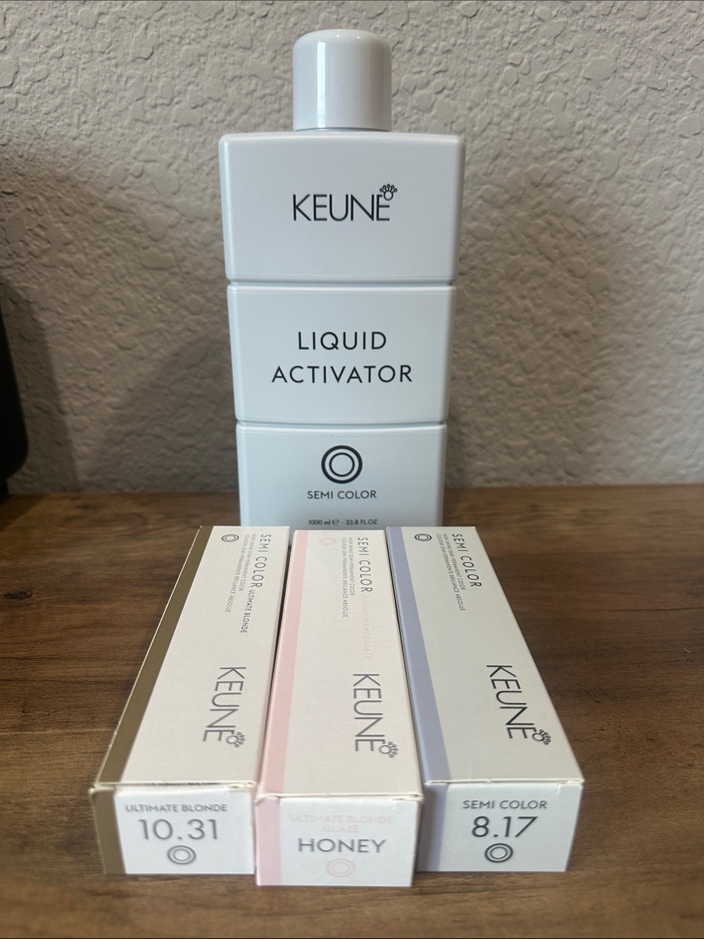 NWT Semi Color Hair Dye Trio in Blonde, Honey & Ash (Includes Liquid Activator)
